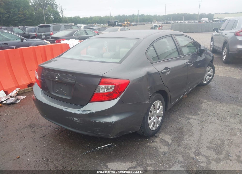 2012 HONDA CIVIC VIN: 2HGFB2F58CH561938