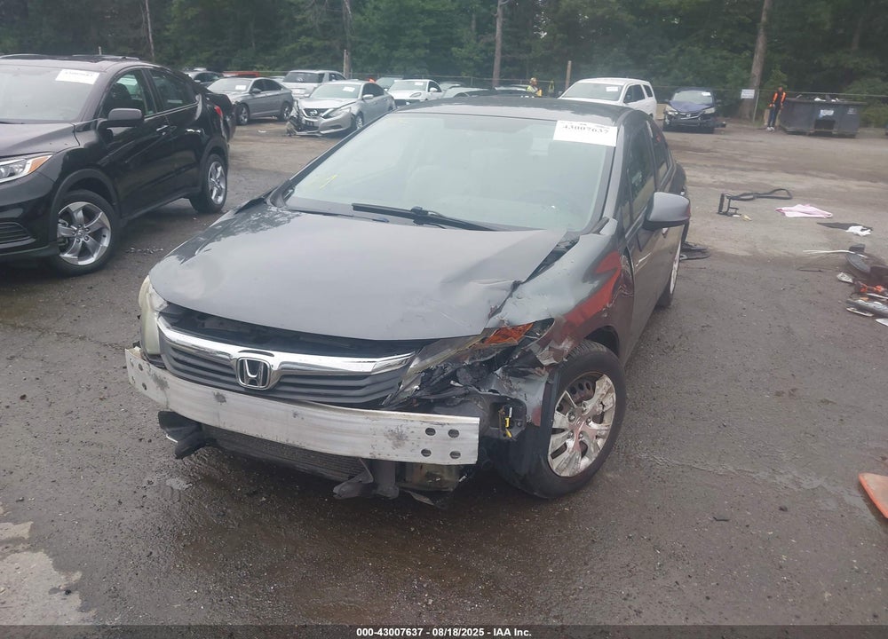 2012 HONDA CIVIC VIN: 2HGFB2F58CH561938