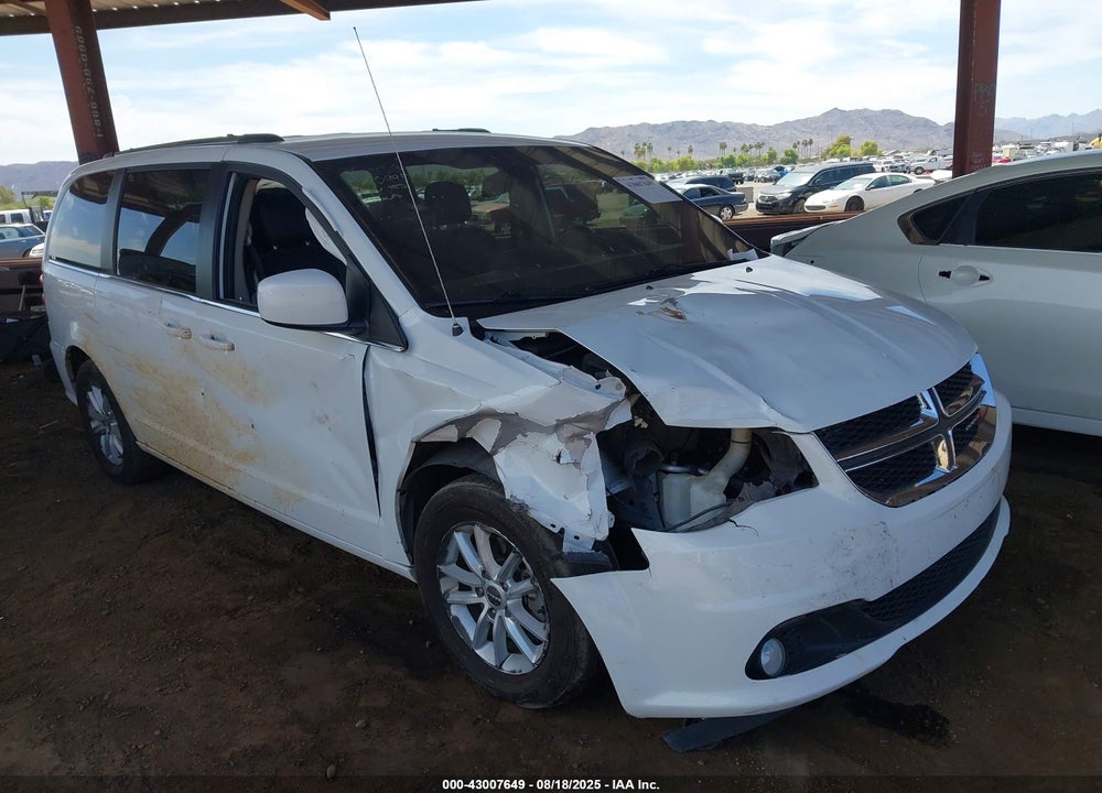 2019 DODGE GRAND CARAVAN SXT VIN: 2C4RDGCG3KR601098