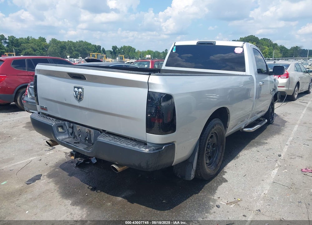 2019 RAM 1500 CLASSIC TRADESMAN 4X2 8' BOX VIN: 3C6JR6DT1KG507674