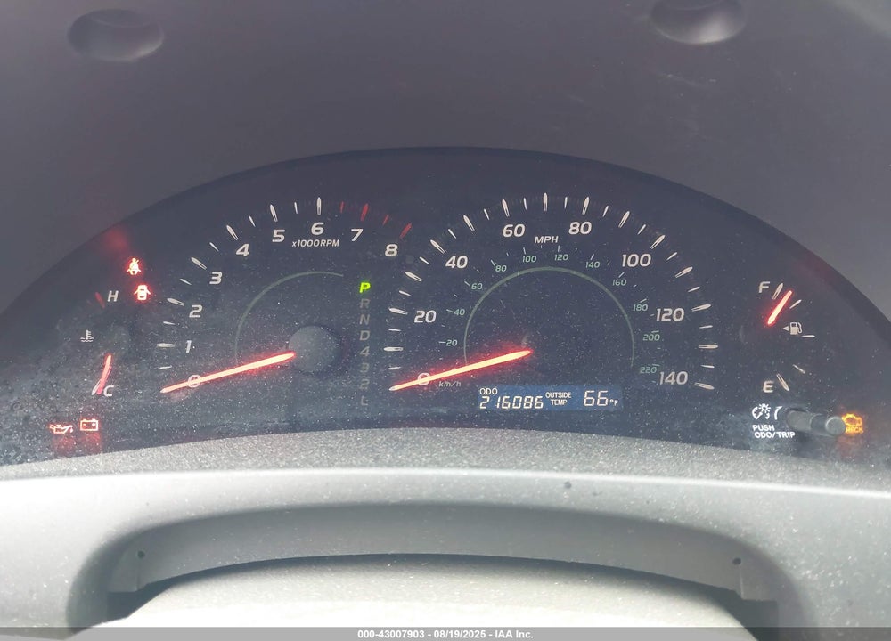 2007 TOYOTA CAMRY LE VIN: 4T1BE46K07U686520