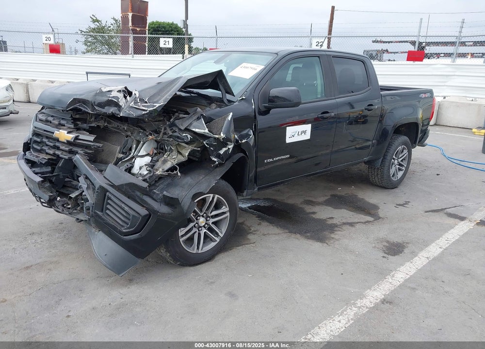 2022 CHEVROLET COLORADO VIN: 1GCGTBENXN1109279