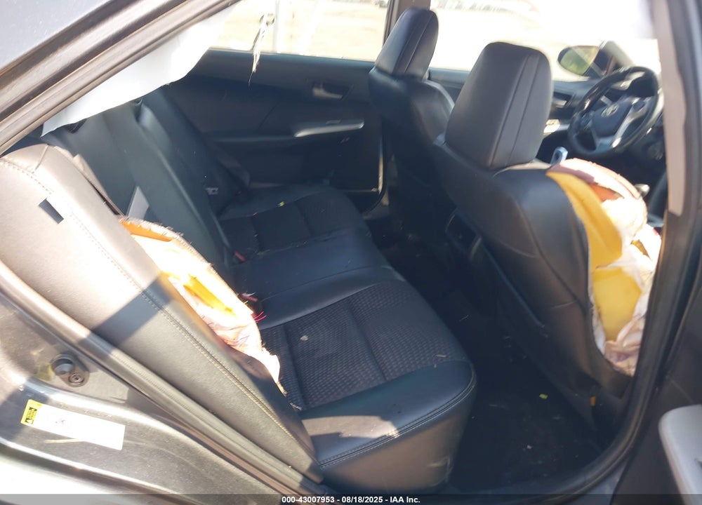 2012 TOYOTA CAMRY VIN: 4T1BF1FK9CU106509