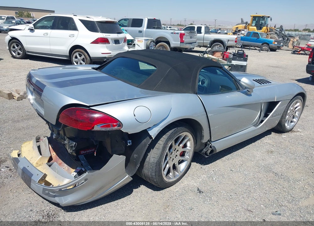 2004 DODGE VIPER SRT10 VIN: 1B3JZ65Z74V101406