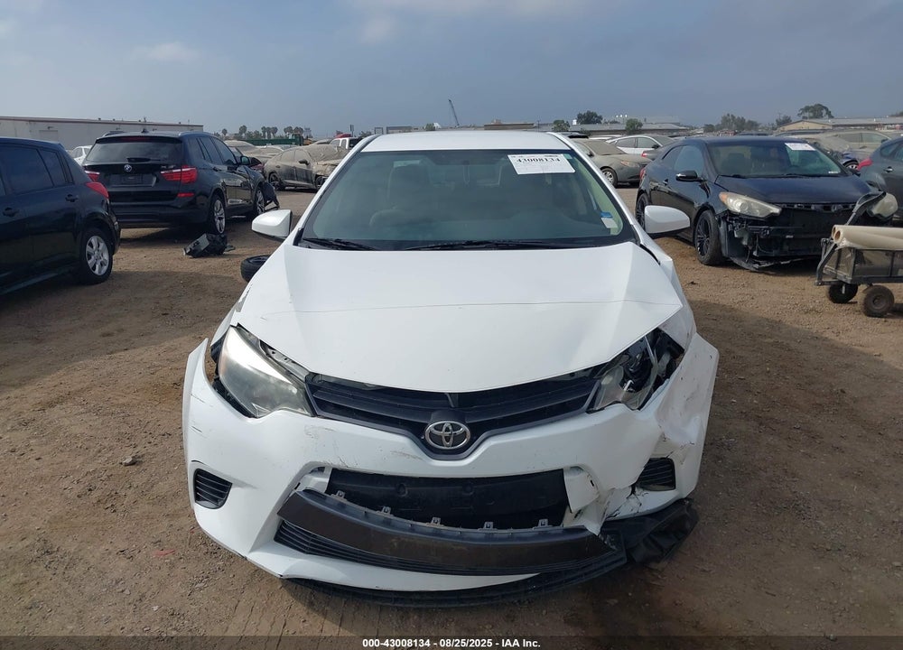 2016 TOYOTA COROLLA VIN: 5YFBURHE9GP550198
