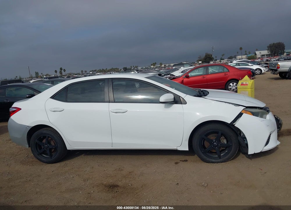 2016 TOYOTA COROLLA VIN: 5YFBURHE9GP550198