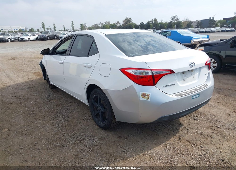 2016 TOYOTA COROLLA VIN: 5YFBURHE9GP550198