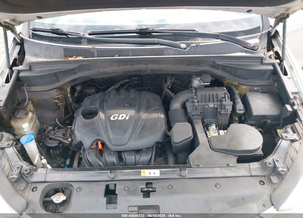 2013 HYUNDAI SANTA FE VIN: 5XYZUDLB3DG109732