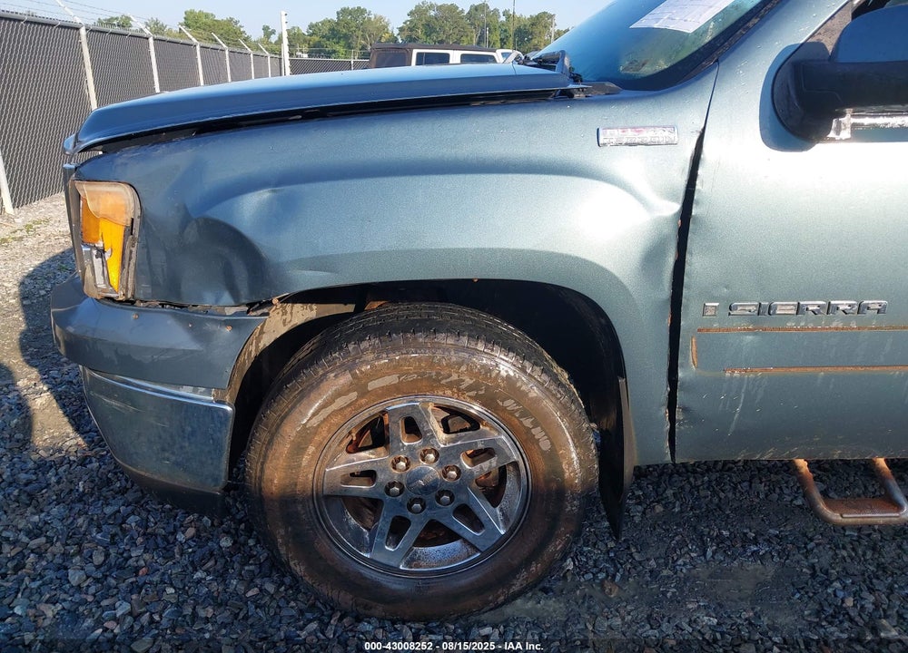 2009 GMC SIERRA 1500 SLE VIN: 1GTEC29J79Z251031