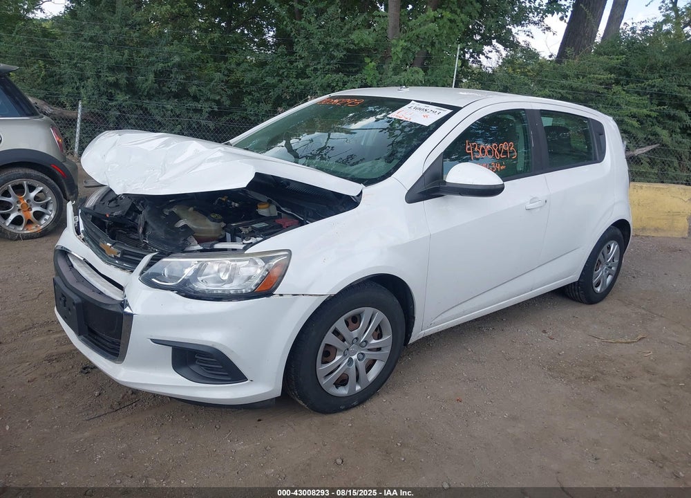 2017 CHEVROLET SONIC VIN: 1G1JG6SH0H4171530