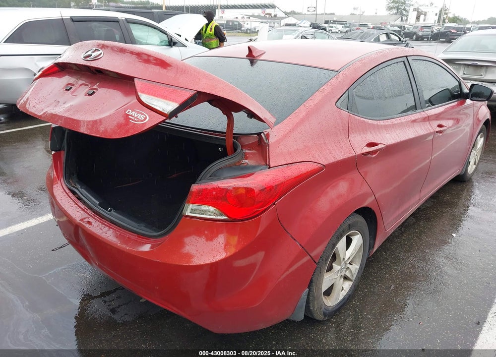 2013 HYUNDAI ELANTRA GLS VIN: KMHDH4AE1DU624394