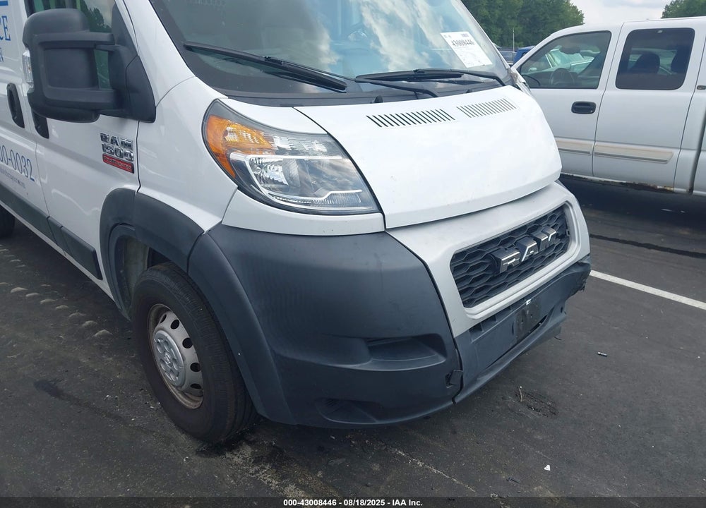 2019 RAM PROMASTER 1500 LOW ROOF 136 WB VIN: 3C6TRVAGXKE505508