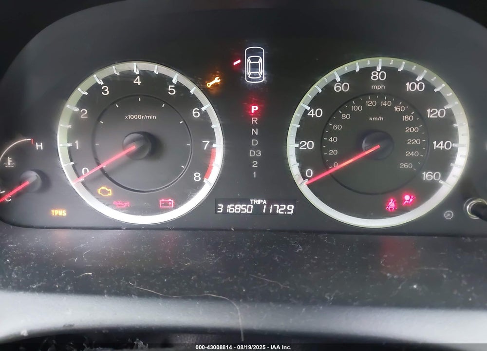 2008 HONDA ACCORD 2.4 LX-S VIN: 1HGCS12398A002177