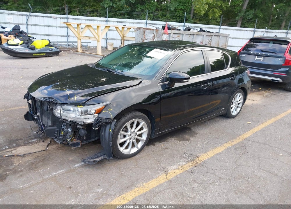 2012 LEXUS CT 200H VIN: JTHKD5BH4C2082562