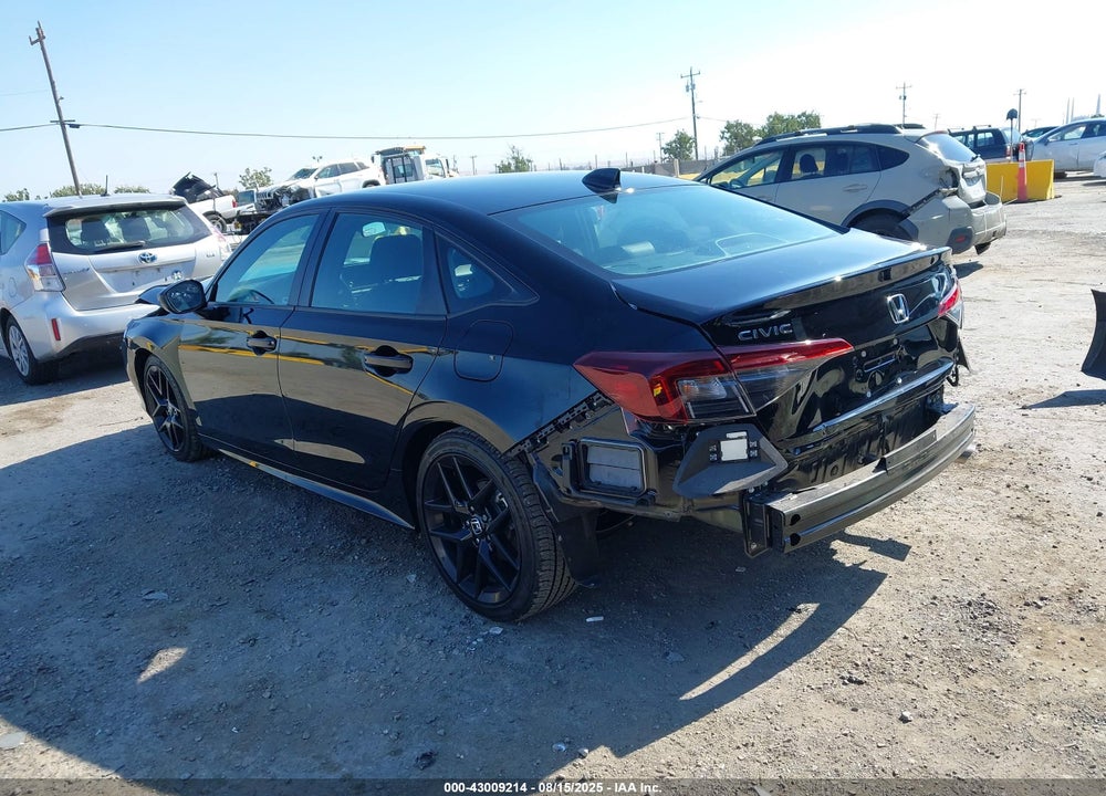 2025 HONDA CIVIC VIN: 2HGFE2F53SH563599