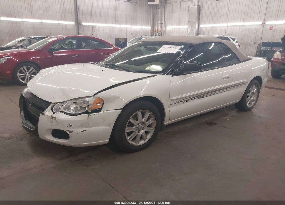 2004 CHRYSLER SEBRING VIN: 1C3EL75R74N257506