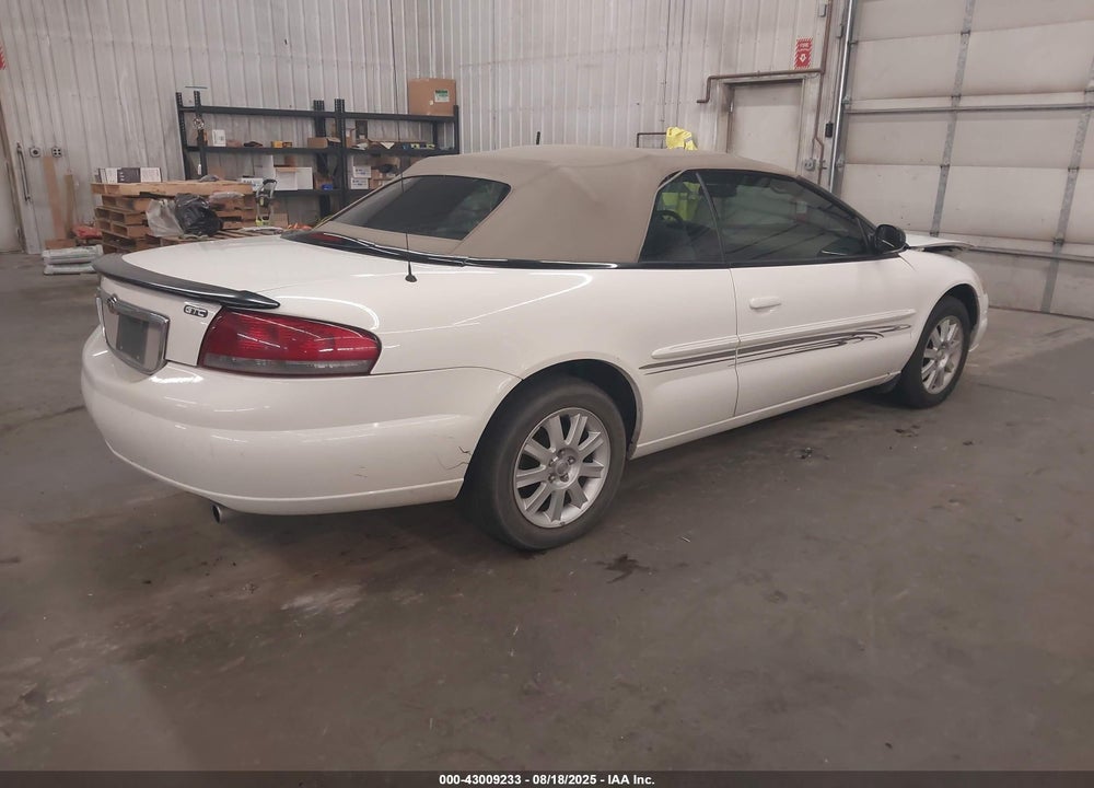 2004 CHRYSLER SEBRING VIN: 1C3EL75R74N257506