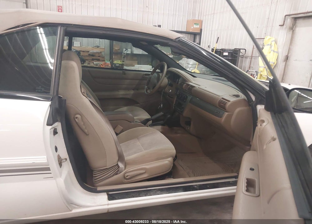 2004 CHRYSLER SEBRING VIN: 1C3EL75R74N257506
