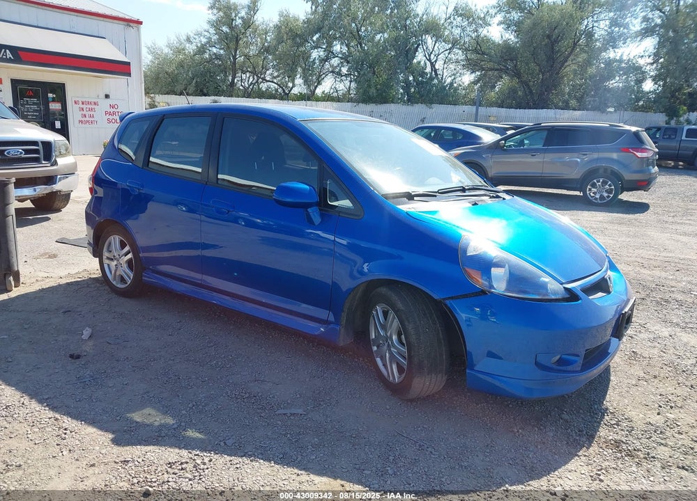 2007 HONDA FIT SPORT VIN: JHMGD38667S009327