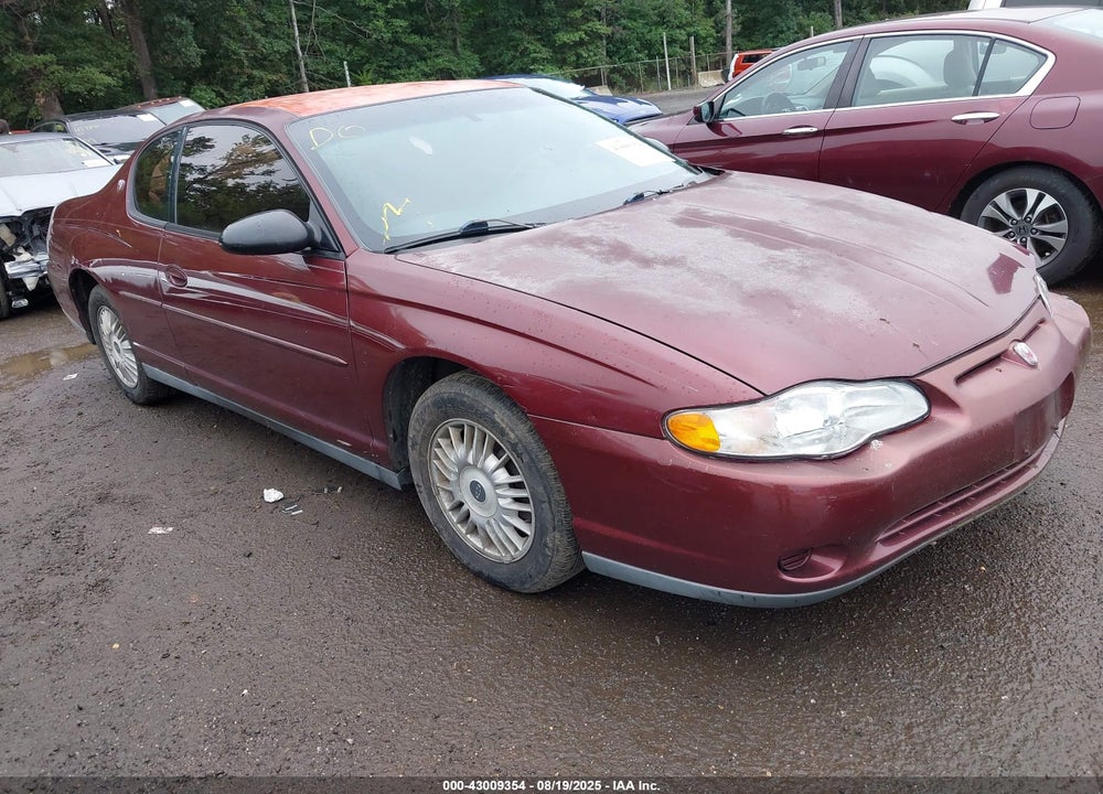 2000 CHEVROLET MONTE CARLO LS VIN: 2G1WW12E5Y9231221