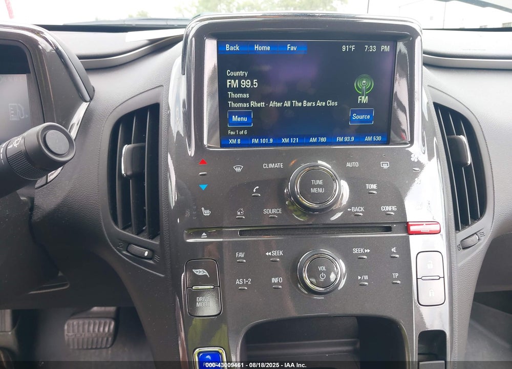 2012 CHEVROLET VOLT VIN: 1G1RB6E43CU125788