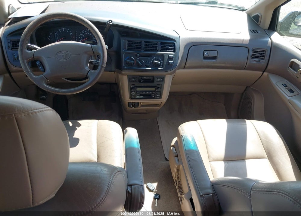 2000 TOYOTA SIENNA XLE VIN: 4T3ZF13C8YU275205