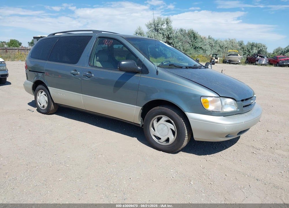 2000 TOYOTA SIENNA XLE VIN: 4T3ZF13C8YU275205