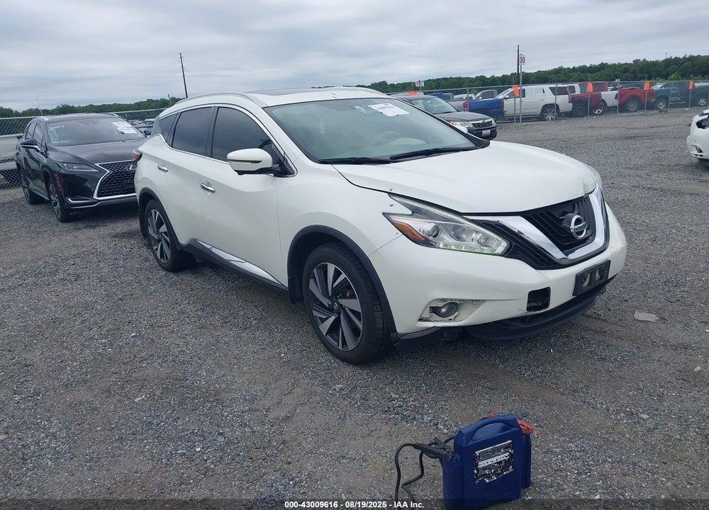 2017 NISSAN MURANO PLATINUM VIN: 5N1AZ2MH3HN175004