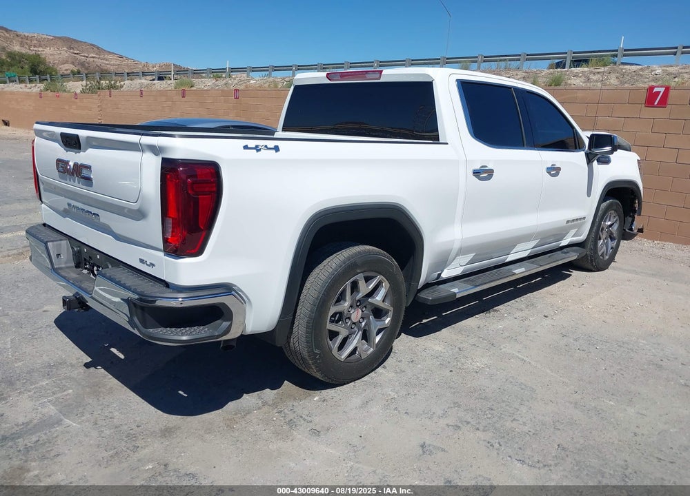 2025 GMC SIERRA 1500 4WD SHORT BOX SLT VIN: 3GTUUDED8SG270584