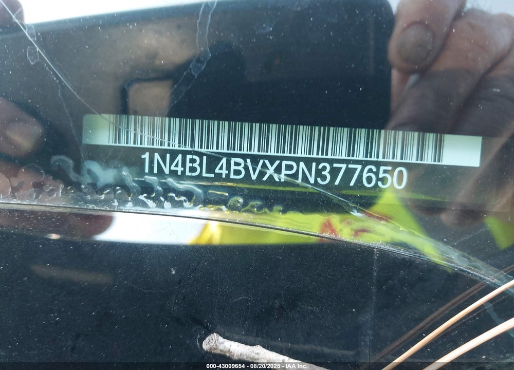 2023 NISSAN ALTIMA VIN: 1N4BL4BVXPN377650