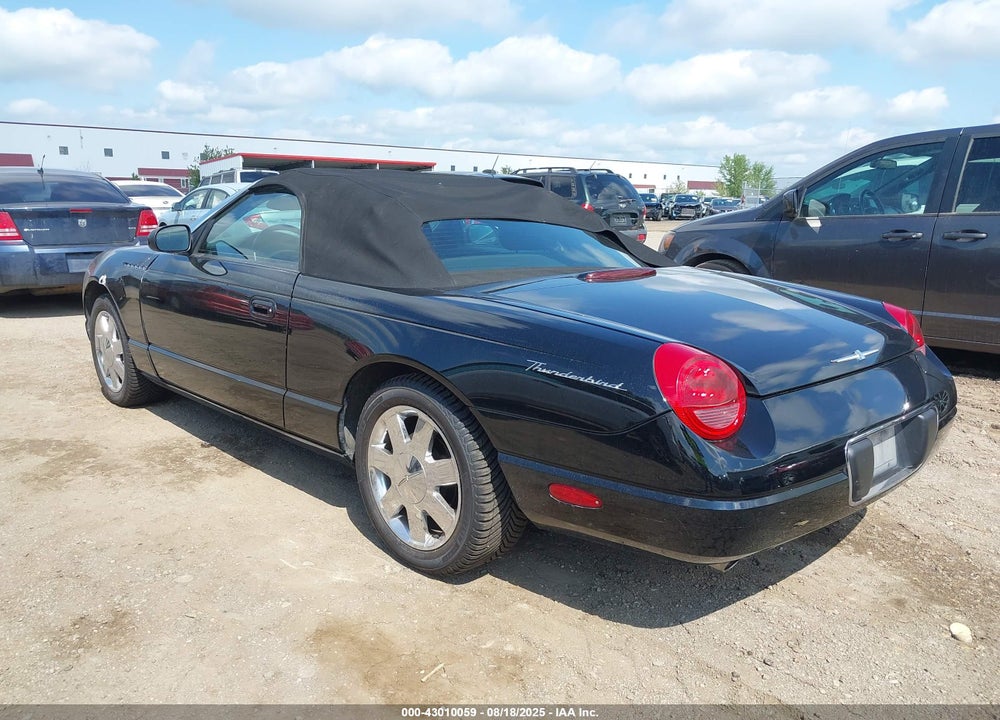 2002 FORD THUNDERBIRD VIN: 1FAHP60A82Y126935