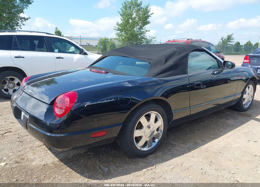 2002 FORD THUNDERBIRD VIN: 1FAHP60A82Y126935