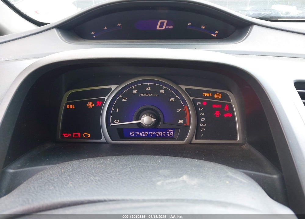 2009 HONDA CIVIC VIN: 19XFA16699E013374