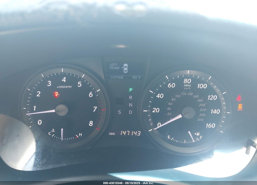 2007 LEXUS ES 350 VIN: JTHBJ46G772128038