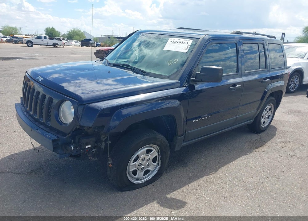2016 JEEP PATRIOT VIN: 1C4NJPBA4GD677721