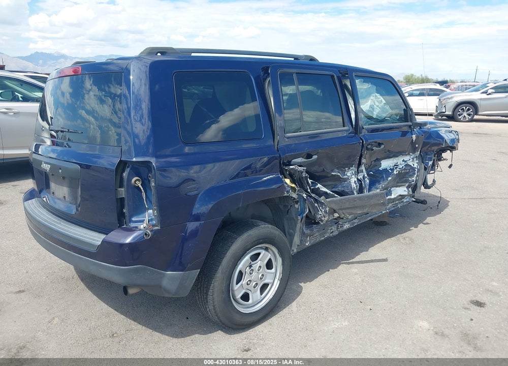 2016 JEEP PATRIOT VIN: 1C4NJPBA4GD677721