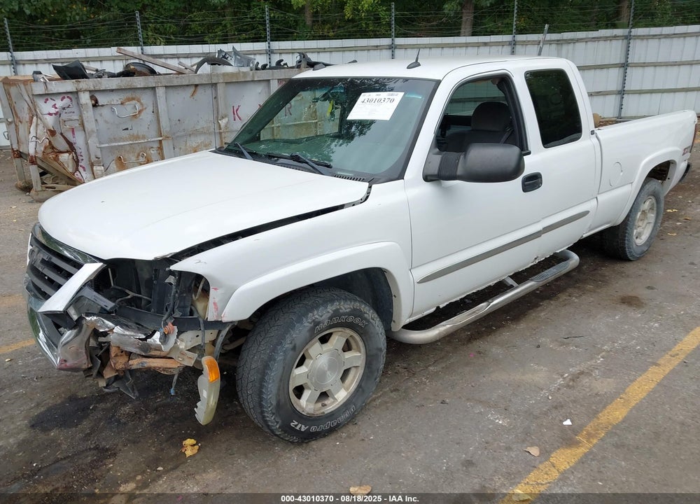 2005 GMC SIERRA 1500 SLE VIN: 1GTEK19Z45Z157380