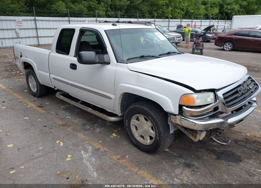 2005 GMC SIERRA 1500 SLE VIN: 1GTEK19Z45Z157380