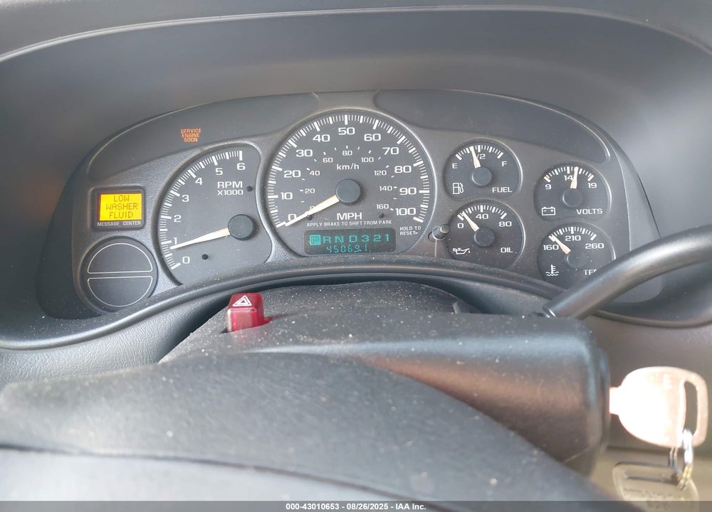 2002 CHEVROLET TAHOE Z71 VIN: 1GNEK13Z22R212128