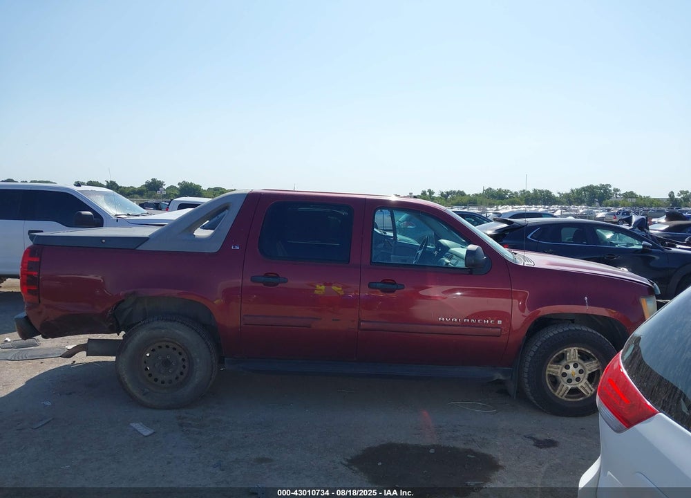 2008 CHEVROLET AVALANCHE 1500 LS/LT/LTZ VIN: 3GNFK12308G189524