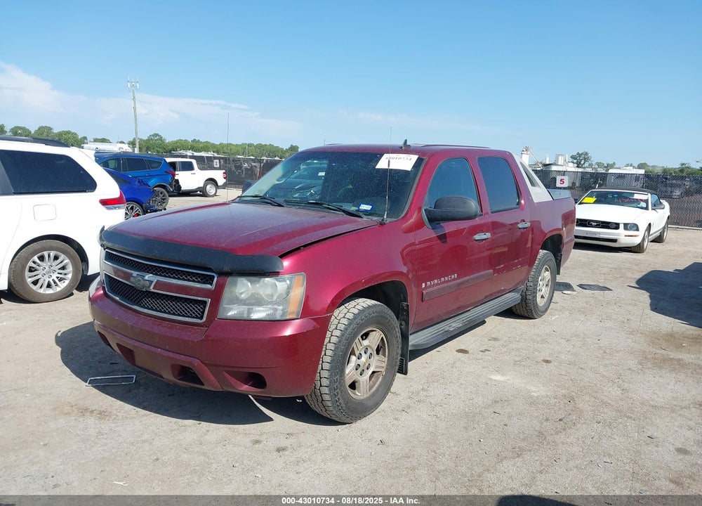 2008 CHEVROLET AVALANCHE 1500 LS/LT/LTZ VIN: 3GNFK12308G189524