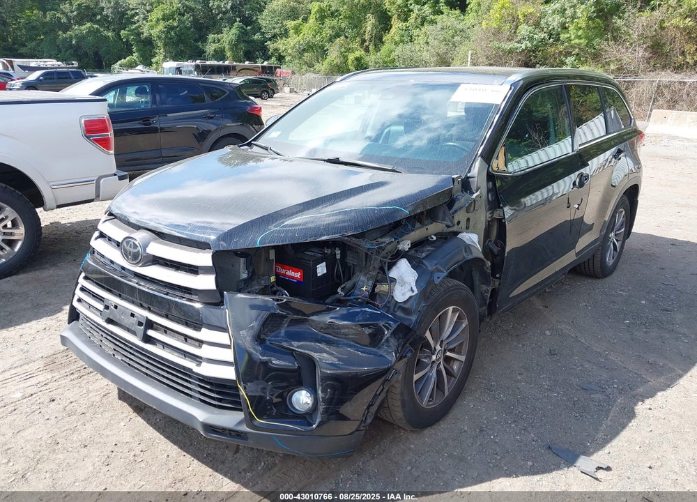 2019 TOYOTA HIGHLANDER VIN: 5TDJZRFHXKS578439