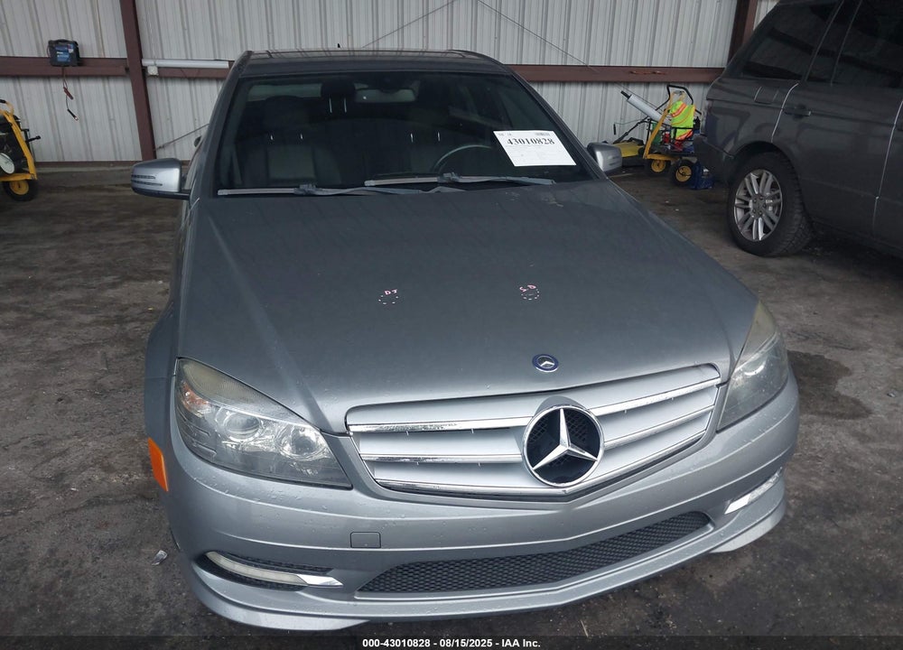 2011 MERCEDES-BENZ C CLASS VIN: WDDGF8BB5BR180543