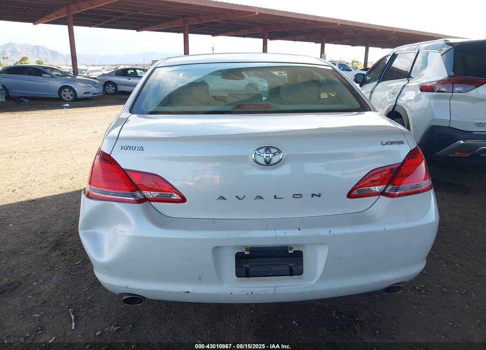 2006 TOYOTA AVALON VIN: 4T1BK36B16U111067