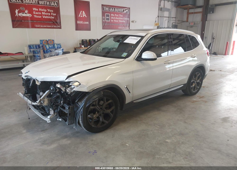 2021 BMW X3 SDRIVE30I VIN: 5UXTY3C04M9H92093