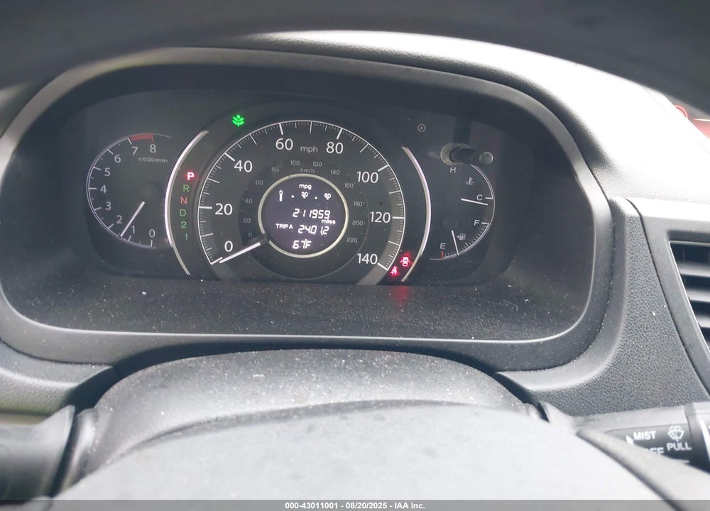 2012 HONDA CR-V EX VIN: 2HKRM3H51CH504299