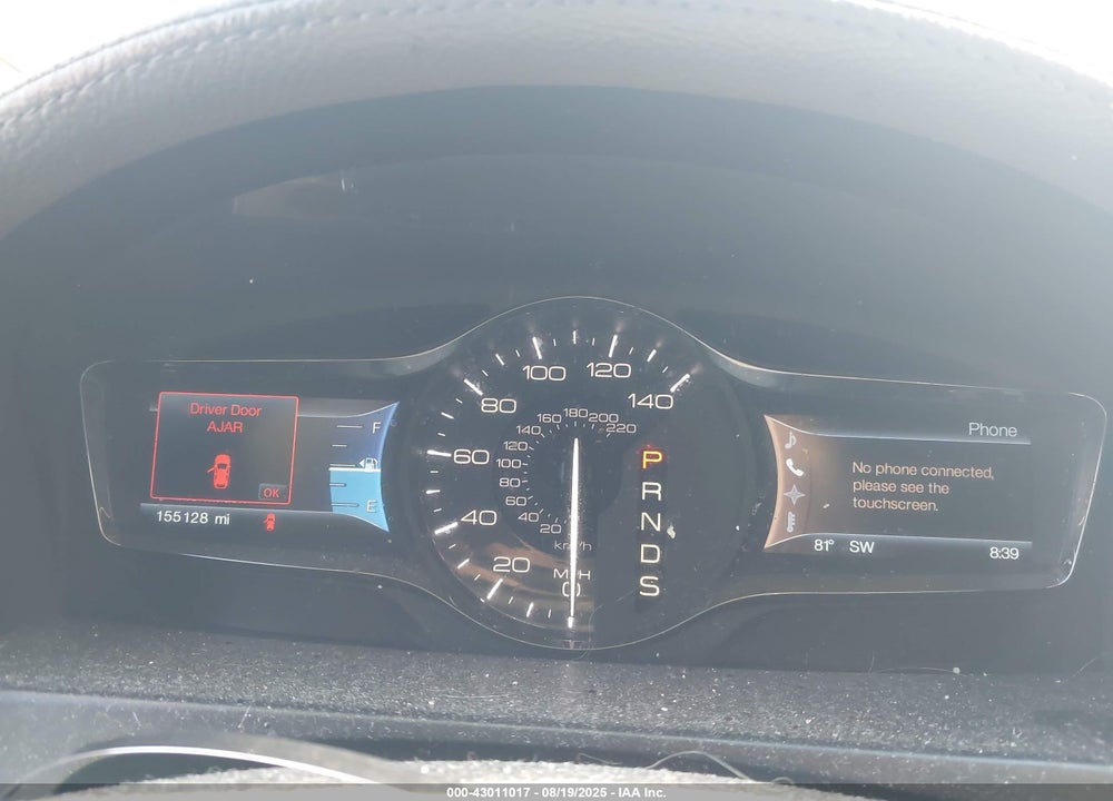 2013 LINCOLN MKX VIN: 2LMDJ8JKXDBL44288
