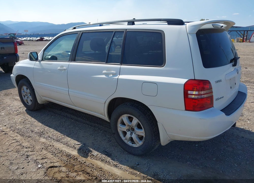 2002 TOYOTA HIGHLANDER V6 VIN: JTEHF21A720070937