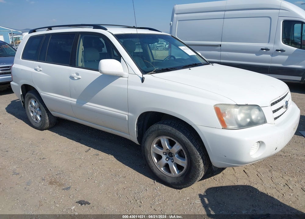 2002 TOYOTA HIGHLANDER V6 VIN: JTEHF21A720070937