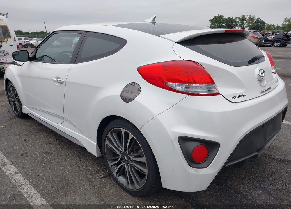 2016 HYUNDAI VELOSTER VIN: KMHTC6AE2GU278382